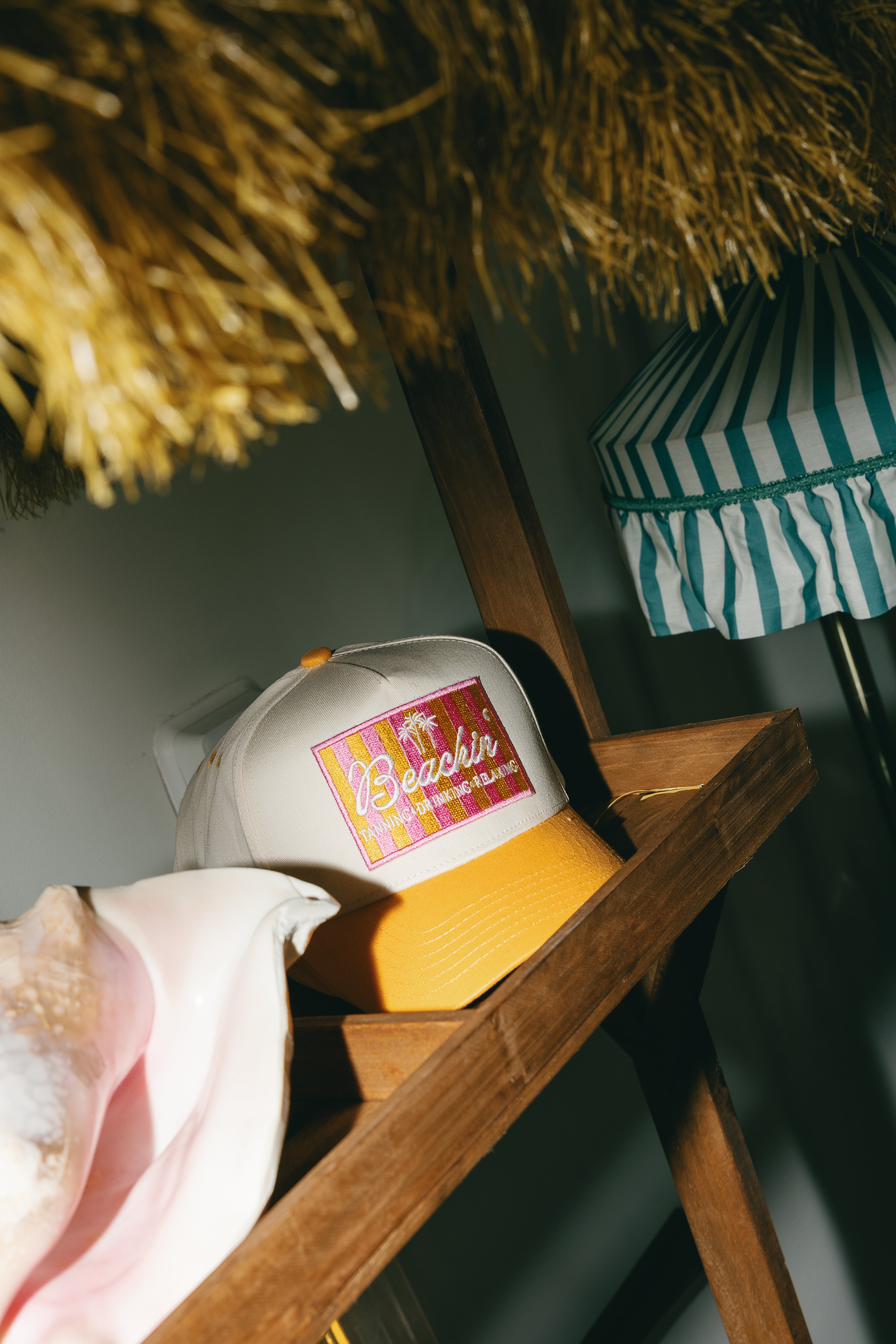 KenzKustomz Beachin' - Vintage Trucker Hat - Orange