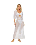 Guria DressLattice Cover-Up Off-White Lattice Duster