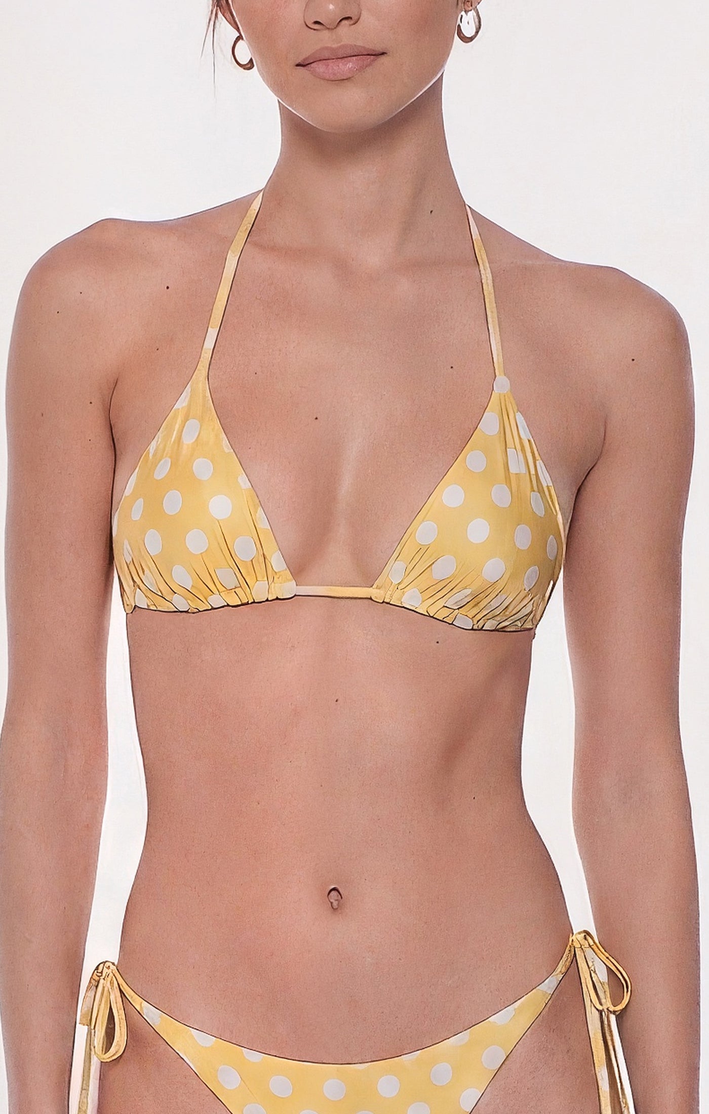Fifi BIKINI TOP Honeycomb polka dots