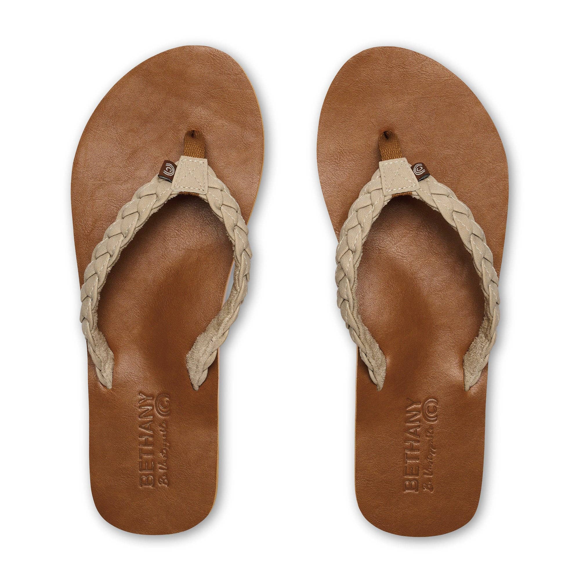 Braided Pacifica™ casual surf styling and comfort: Tan / 06