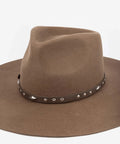 Gigi Pip Studded Leather Band Chocolate