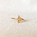 18k Gold Filled Mermaid Tail Ring: 7.5
