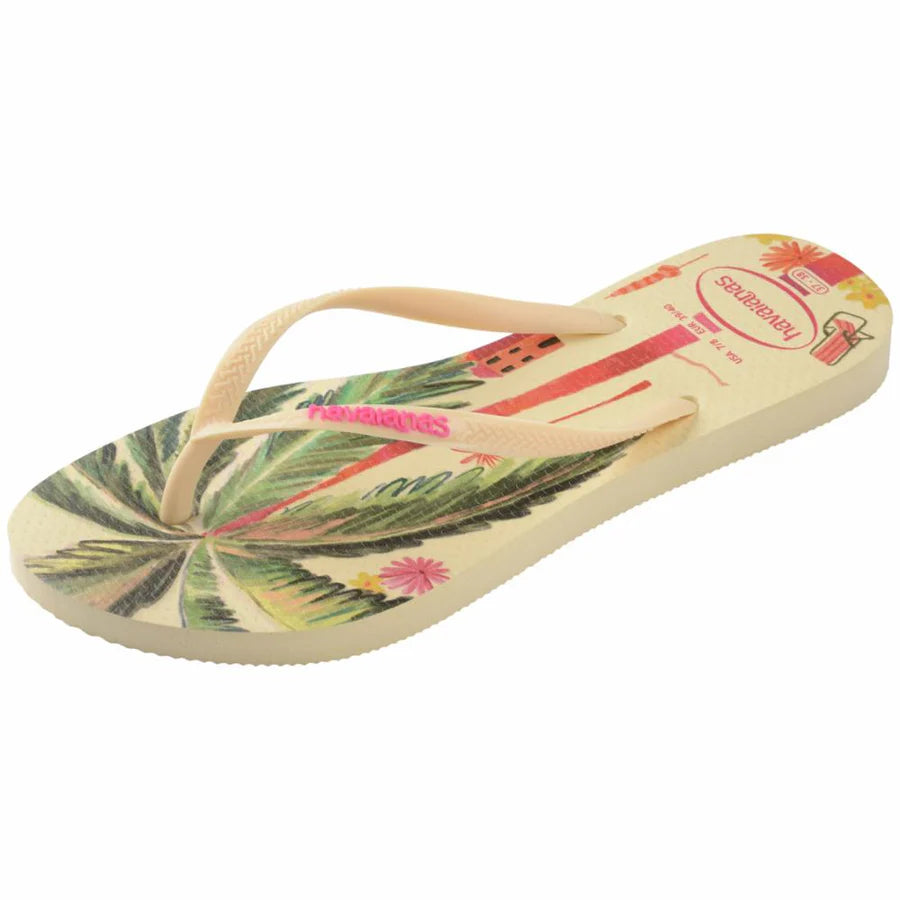 Women's Slim Summer Bliss Flip Flop BUTTERCREAM