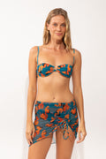 Rio De Sol Luma Mini Skirt Ruched