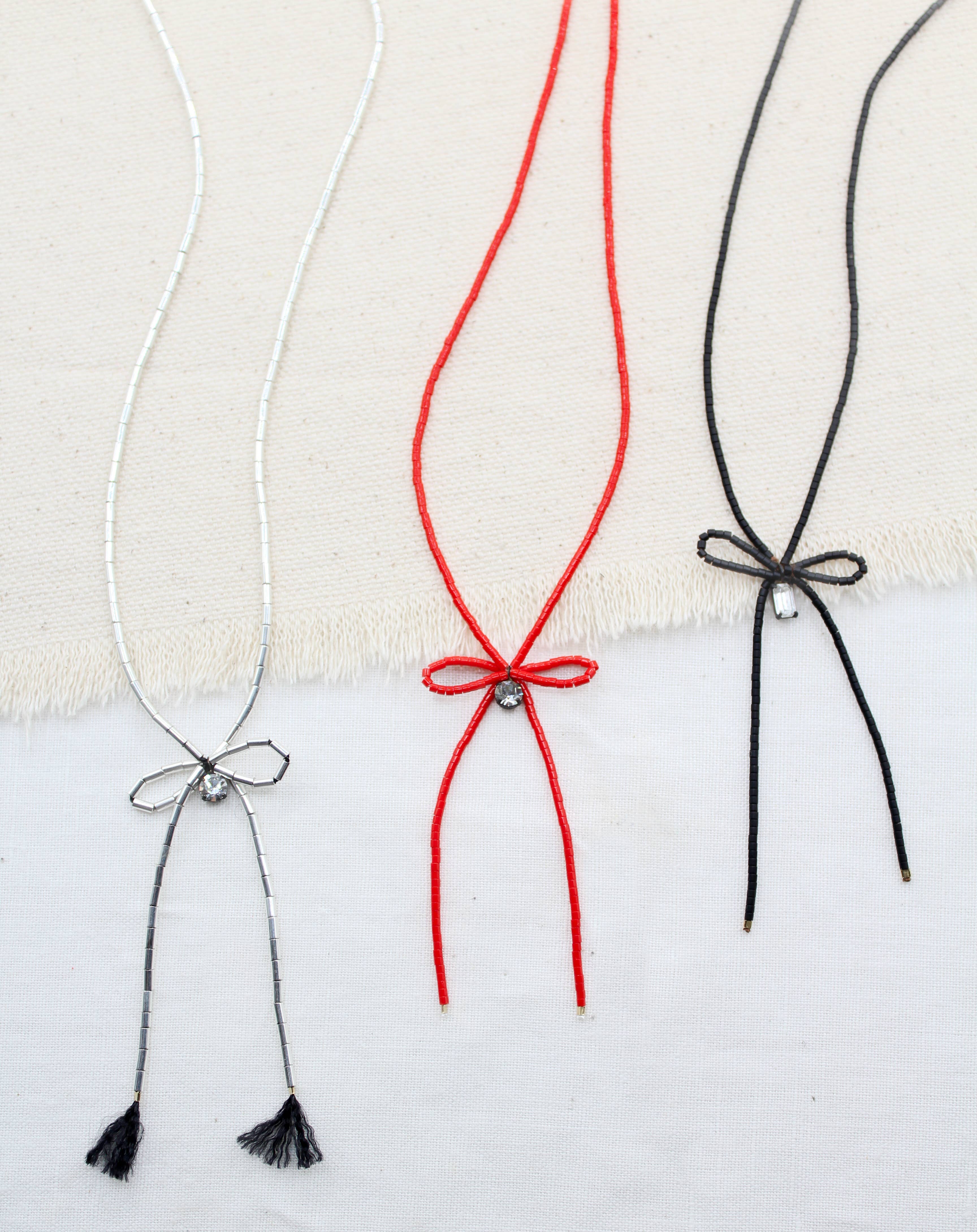 Forget Me Not Necklace: Holiday: Silver Bells