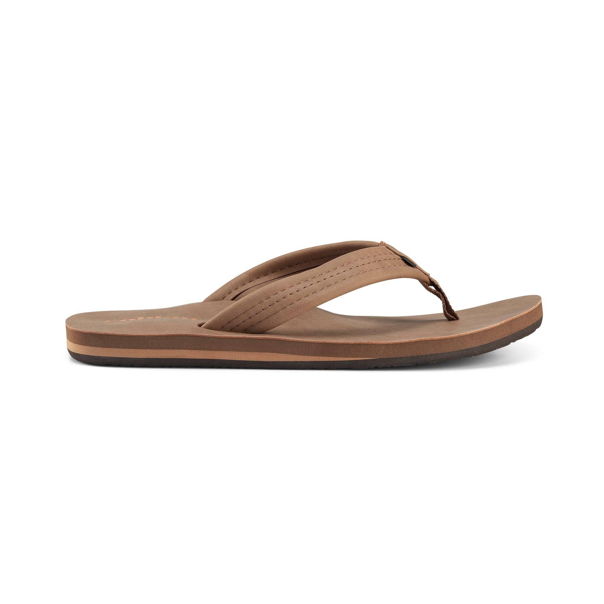 Las Olas 2™ - Tan Classic beach sandal built with water-friendly synthetic leather, a soft-multi layer footbed, and built-in arch support: 09