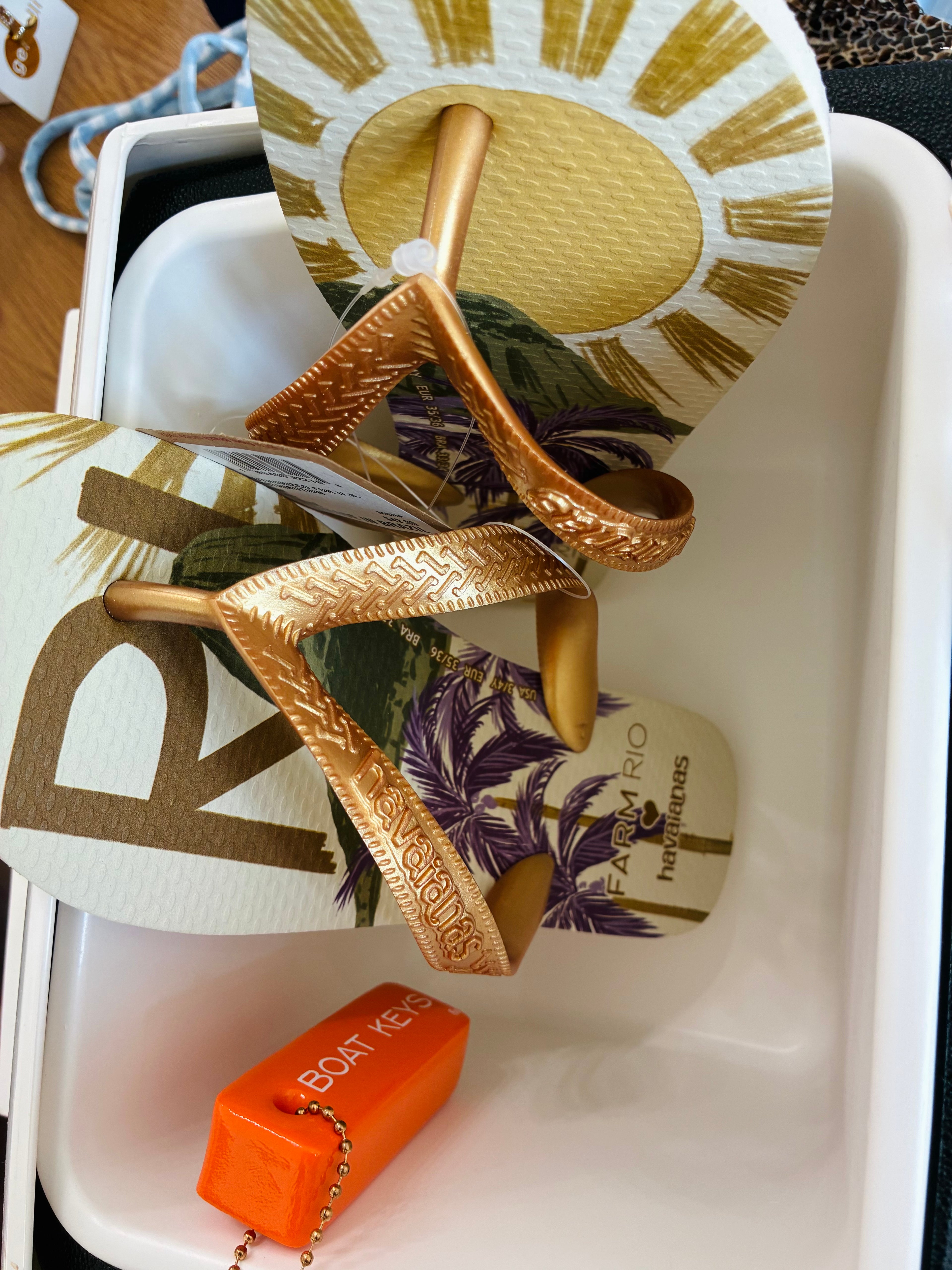 Havaianas Kids Farm Rio Rio Beige Flip Flop