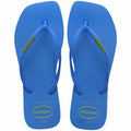 Havaianas Women's Square Flip Flop brilliant Blue and Yellow