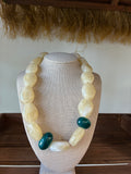 Kibys teal detail Gem Necklace