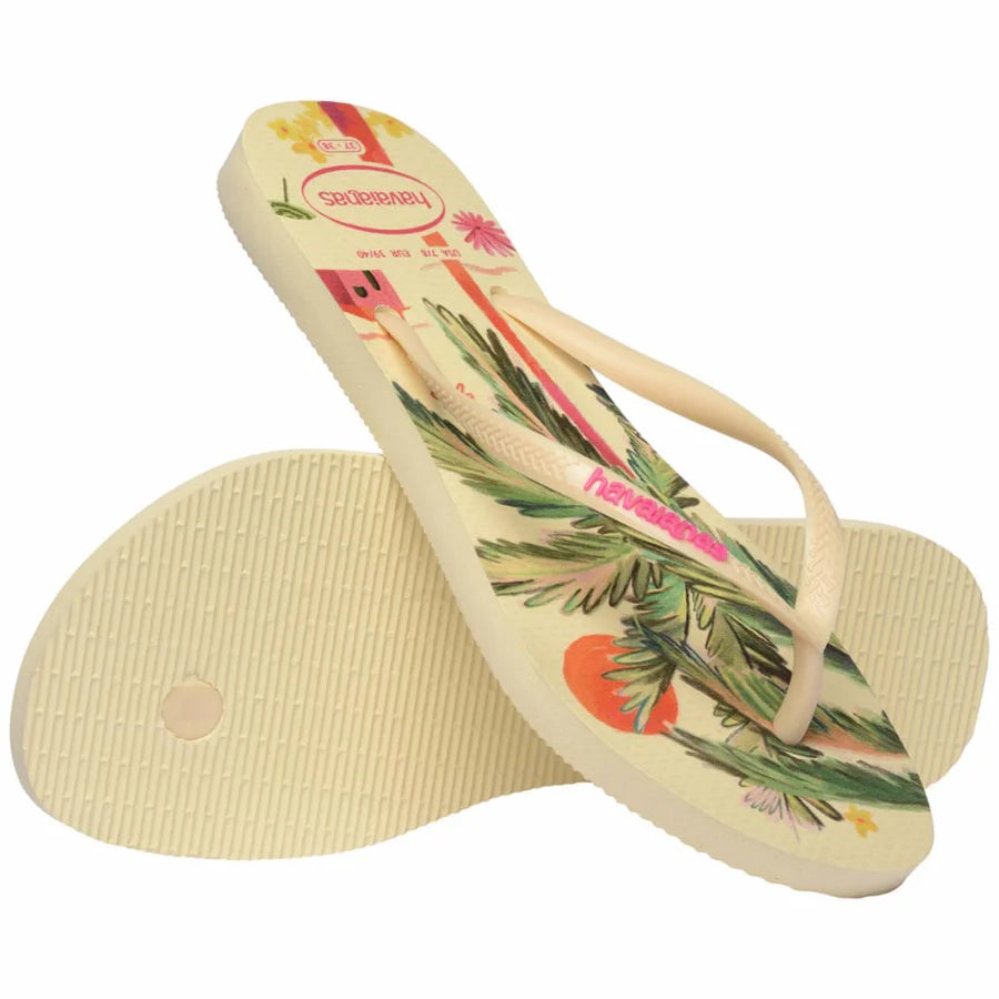 Women's Slim Summer Bliss Flip Flop BUTTERCREAM