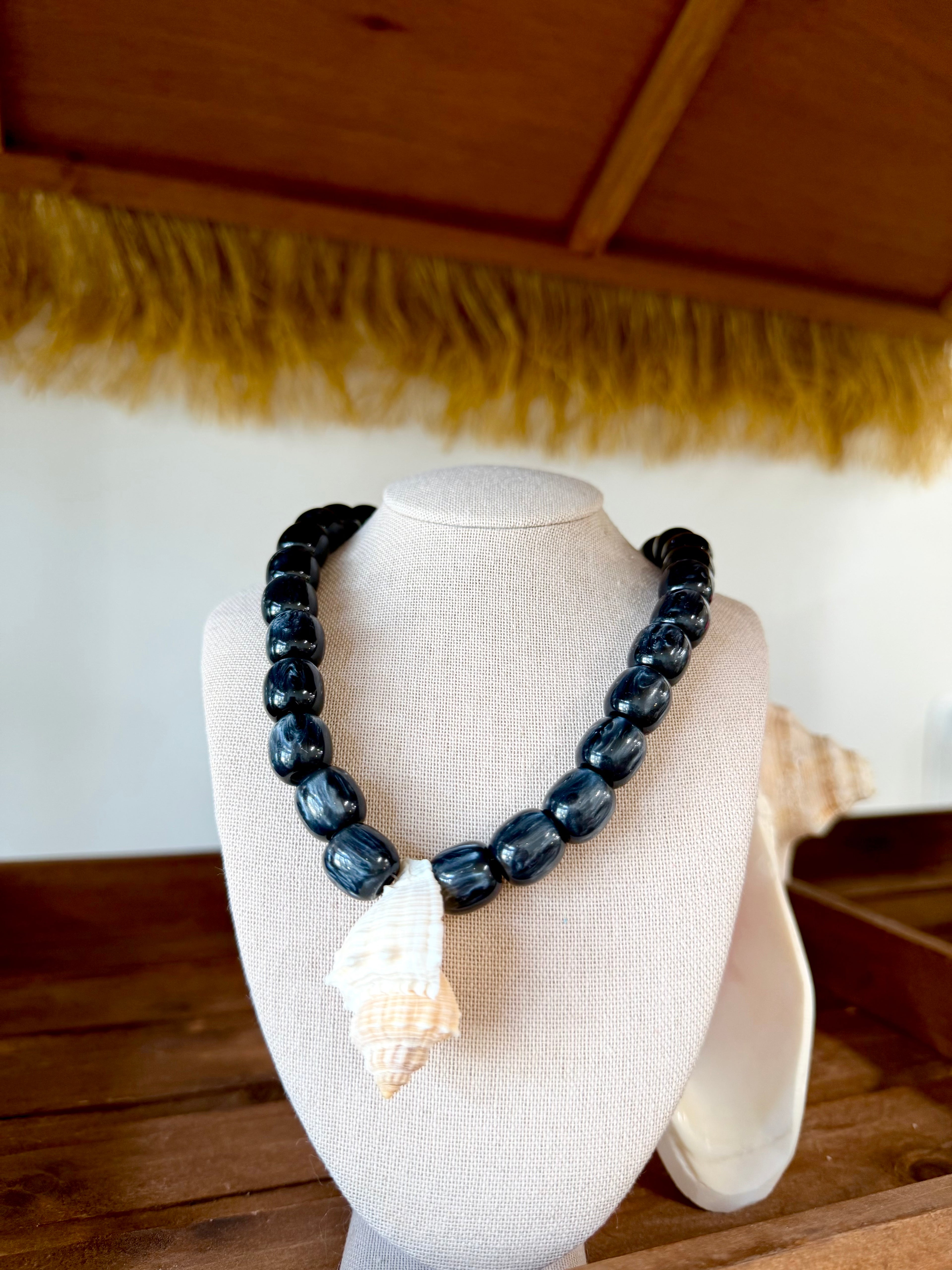 Kibys Shell Gem Necklace
