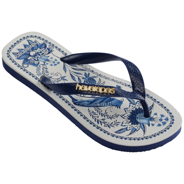 Havaianas Women's Farm Rio Navy Blue Mar Onda Fc Flip Flop