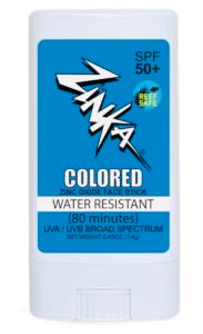 Zinka sunscreen BLUE SPF 50+ colored Zink Oxide face stick