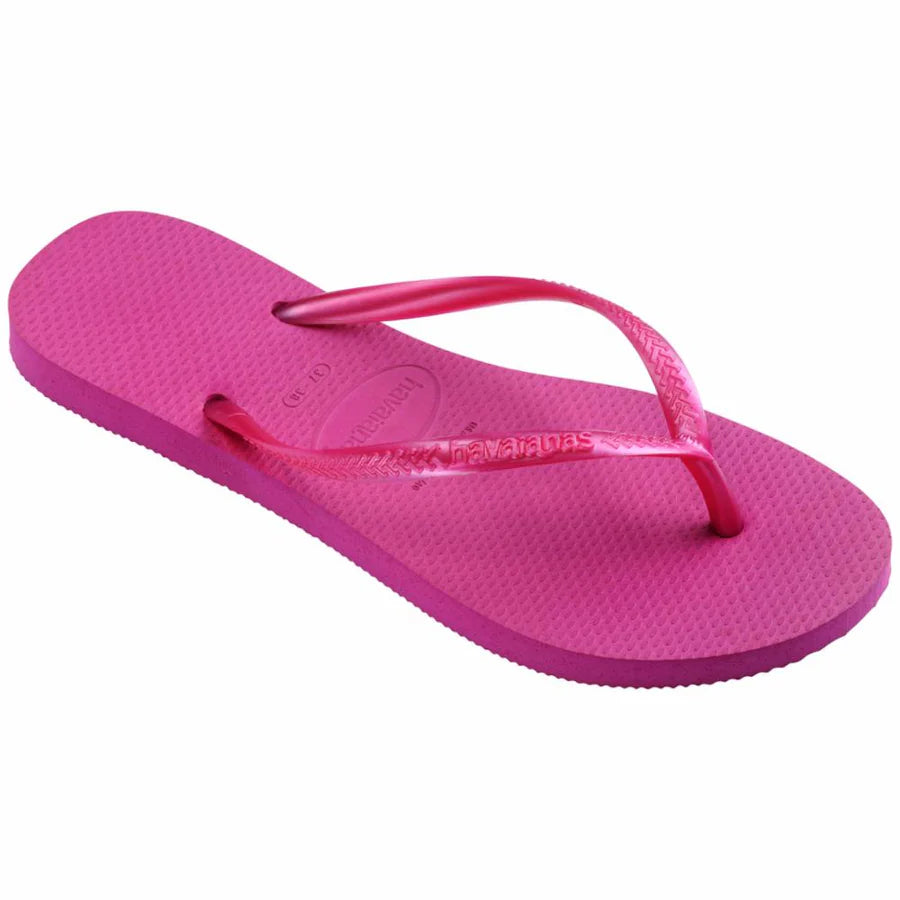 Havaianas Women's Slim Flip Flop METALLIC ROSE GUM