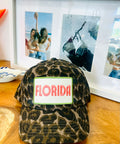 KenzKustomz Custom trucker hat cheetah