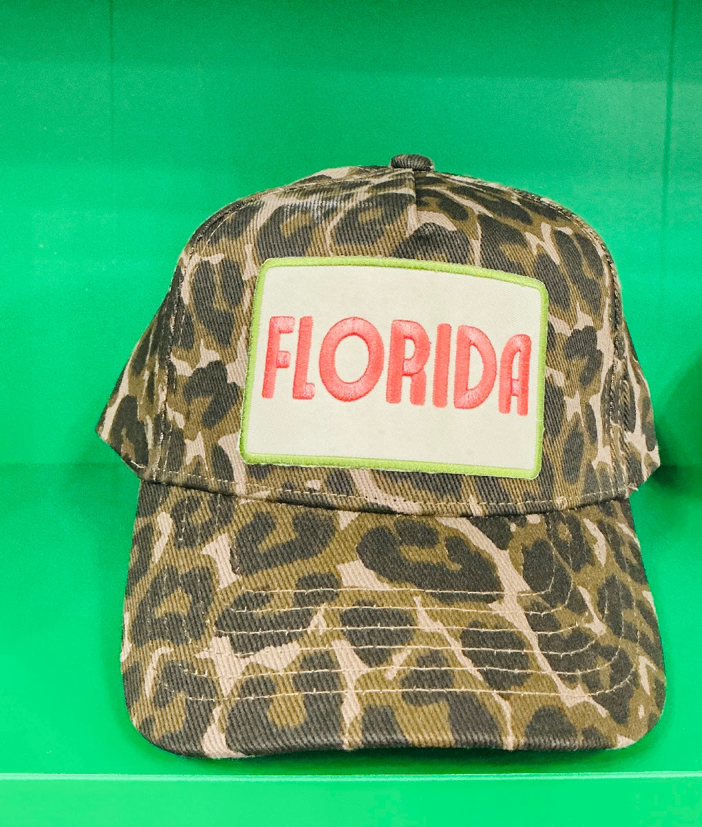 KenzKustomz Custom trucker hat cheetah