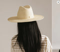 GIGI PIP FAYE WIDE FEDORA STRAW HAT