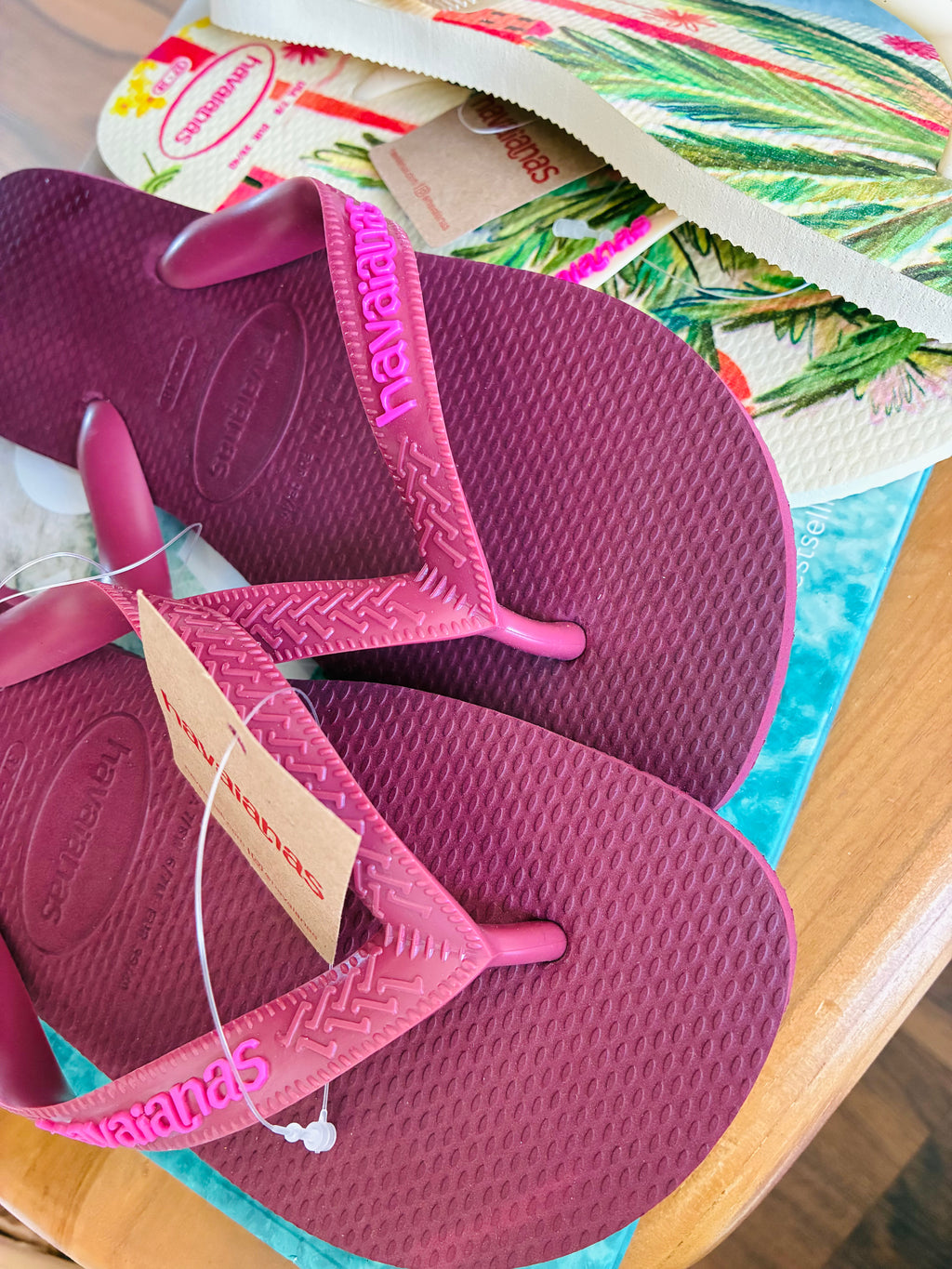 Havaianas Women's AMARANTH Top LP Flip Flop burgundy