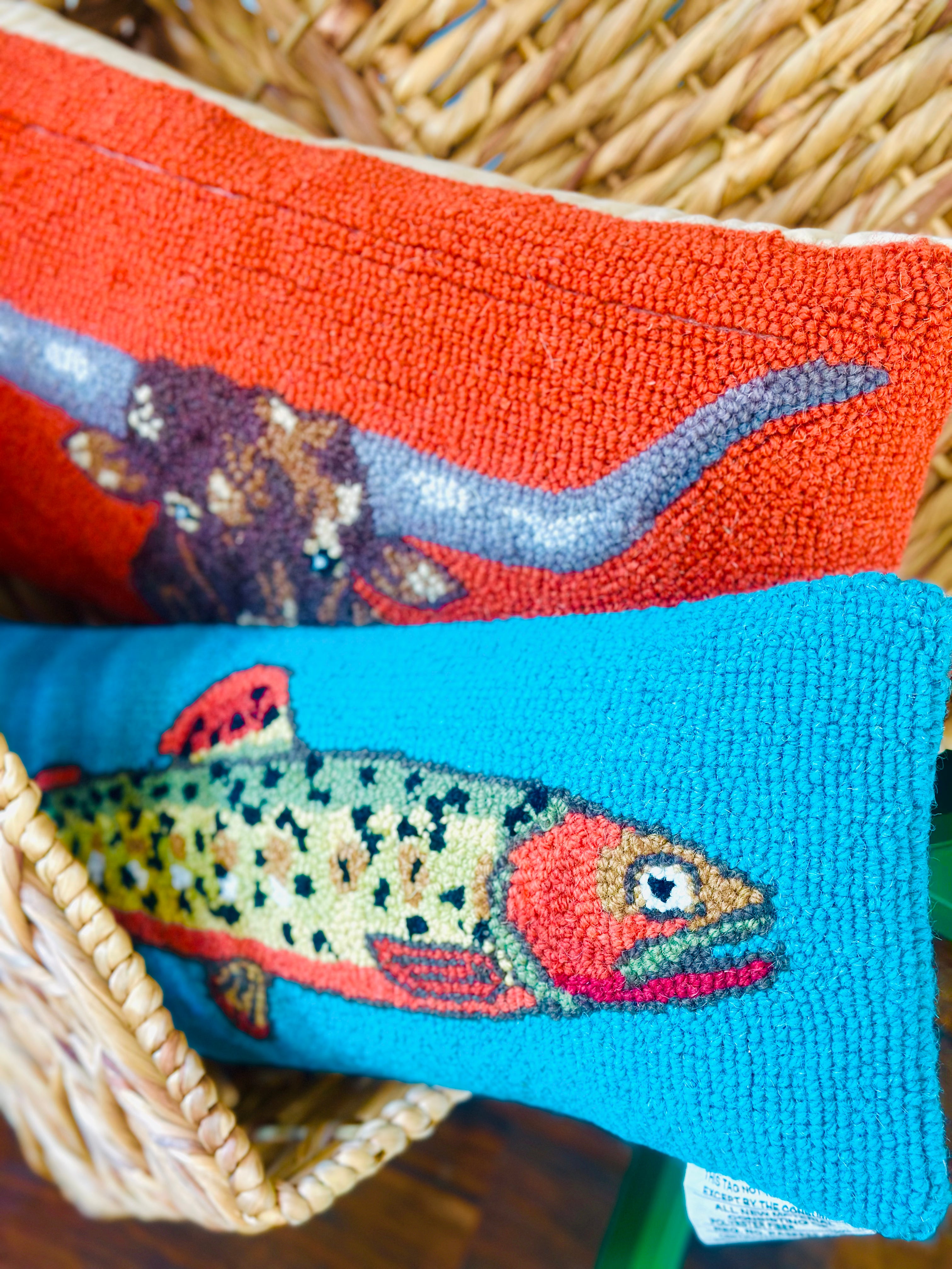 Trout Right Hook Pillow - Suzanne Nicoll