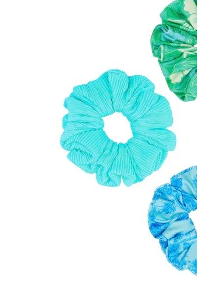 Kulani Kinis Scrunchie - Calypso Blue