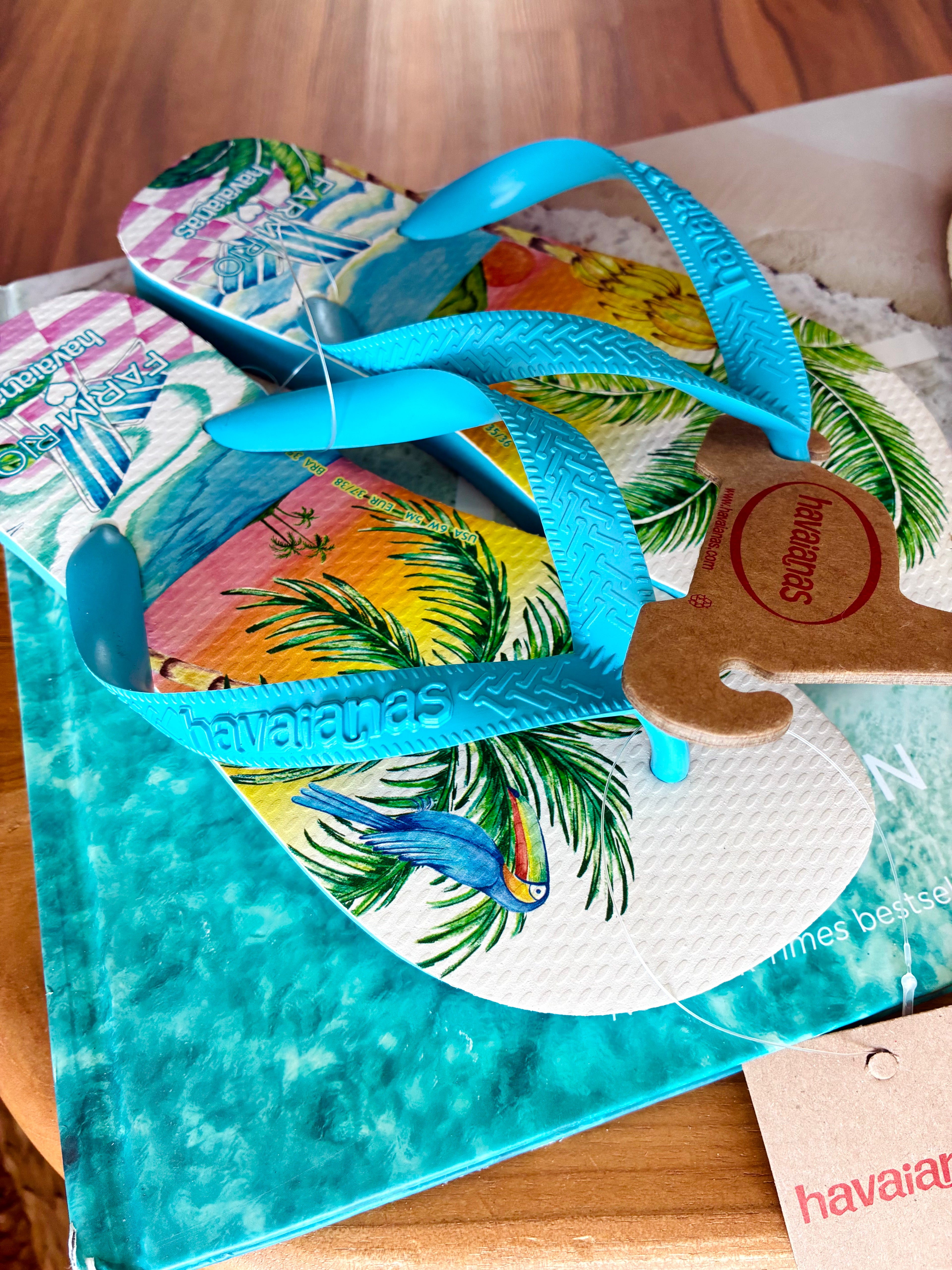 Women's Women Farm Rio Blue Paisa S Flip Flop