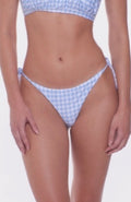 TONIE BIKINI BOTTOM CLOUD BLUE GINGHAM