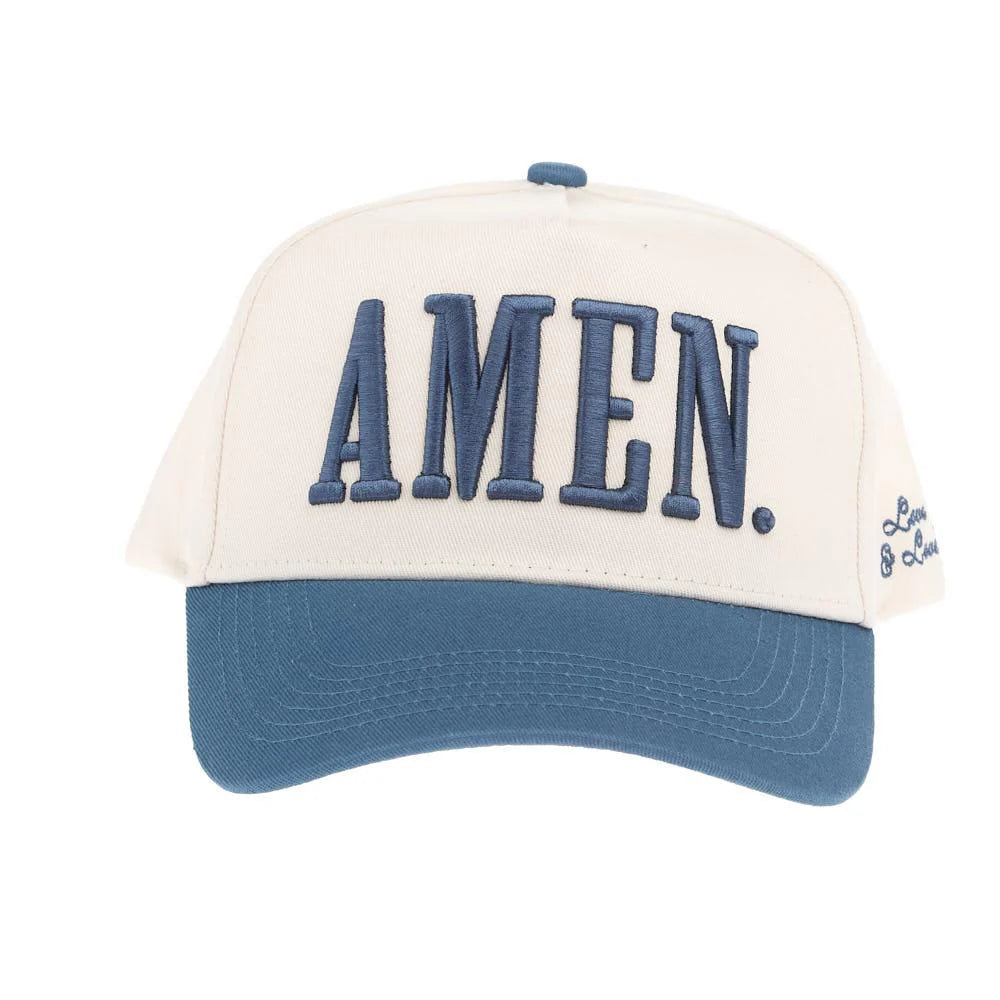 KenzKustomz AMEN. - Slate Blue Vintage Trucker Hat