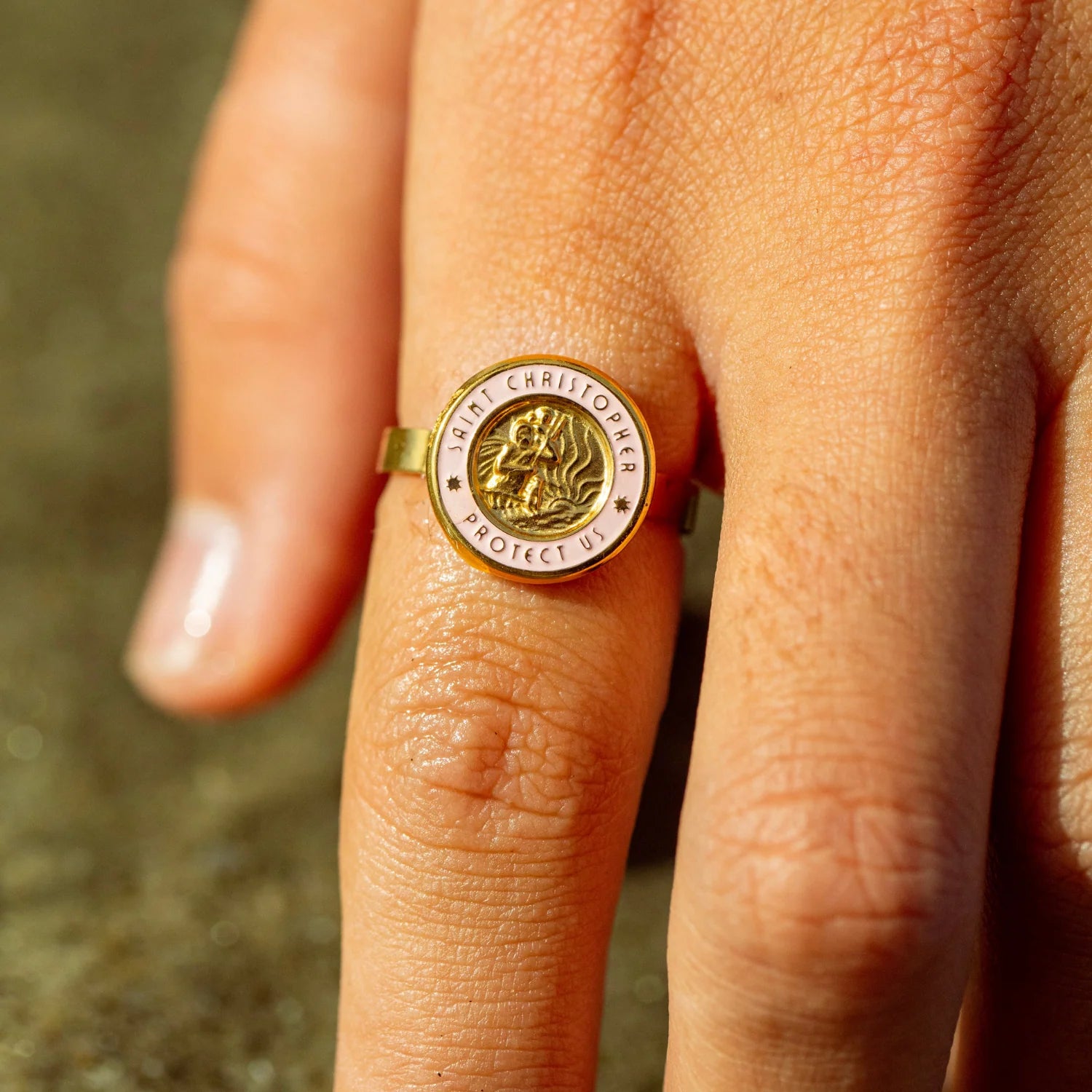 Get Back Necklaces St. Christopher Ring