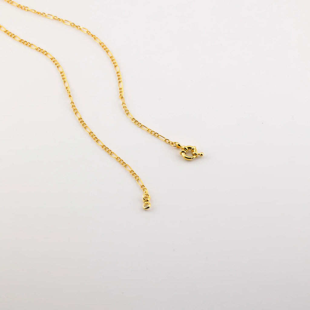Get Back Necklaces Gold St. Christopher Figaro Medallion
