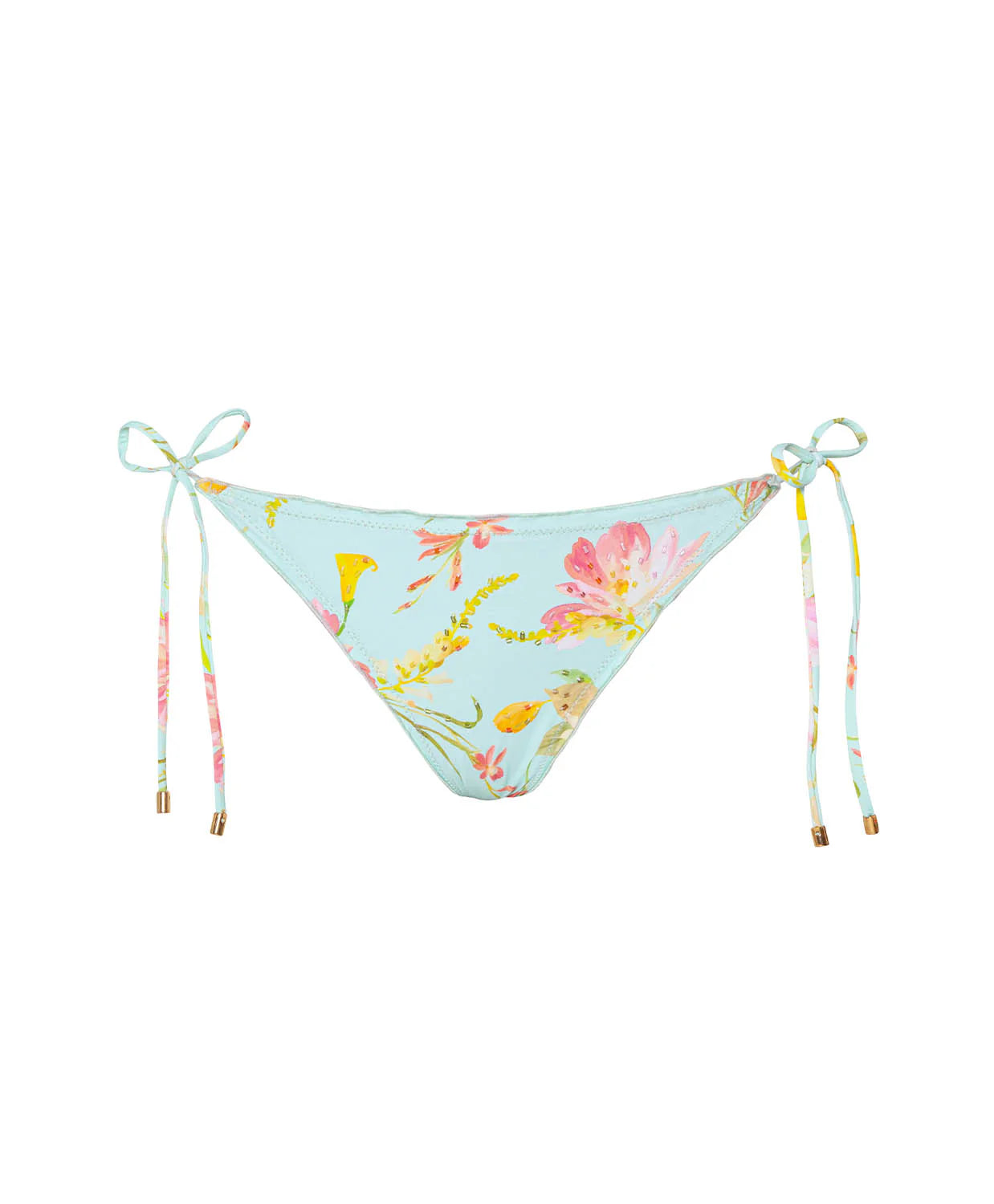 PQ Swim PETAL EMBROIDERED
LETTUCE EDGE TIE SIDE BOTTOM TEENY