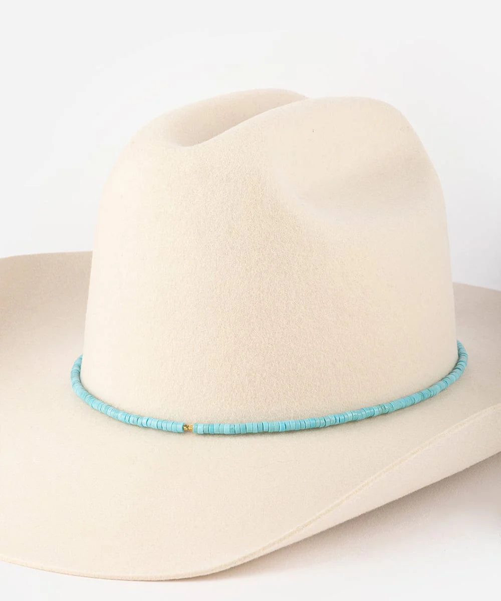 Gigi Pip Stone Beaded Hat Band
Turquoise
