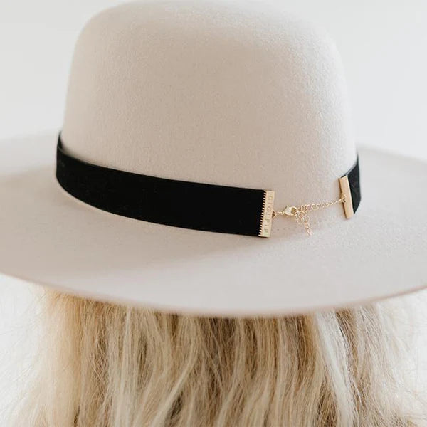 Gigi Pip Velvet Chain hat Band
