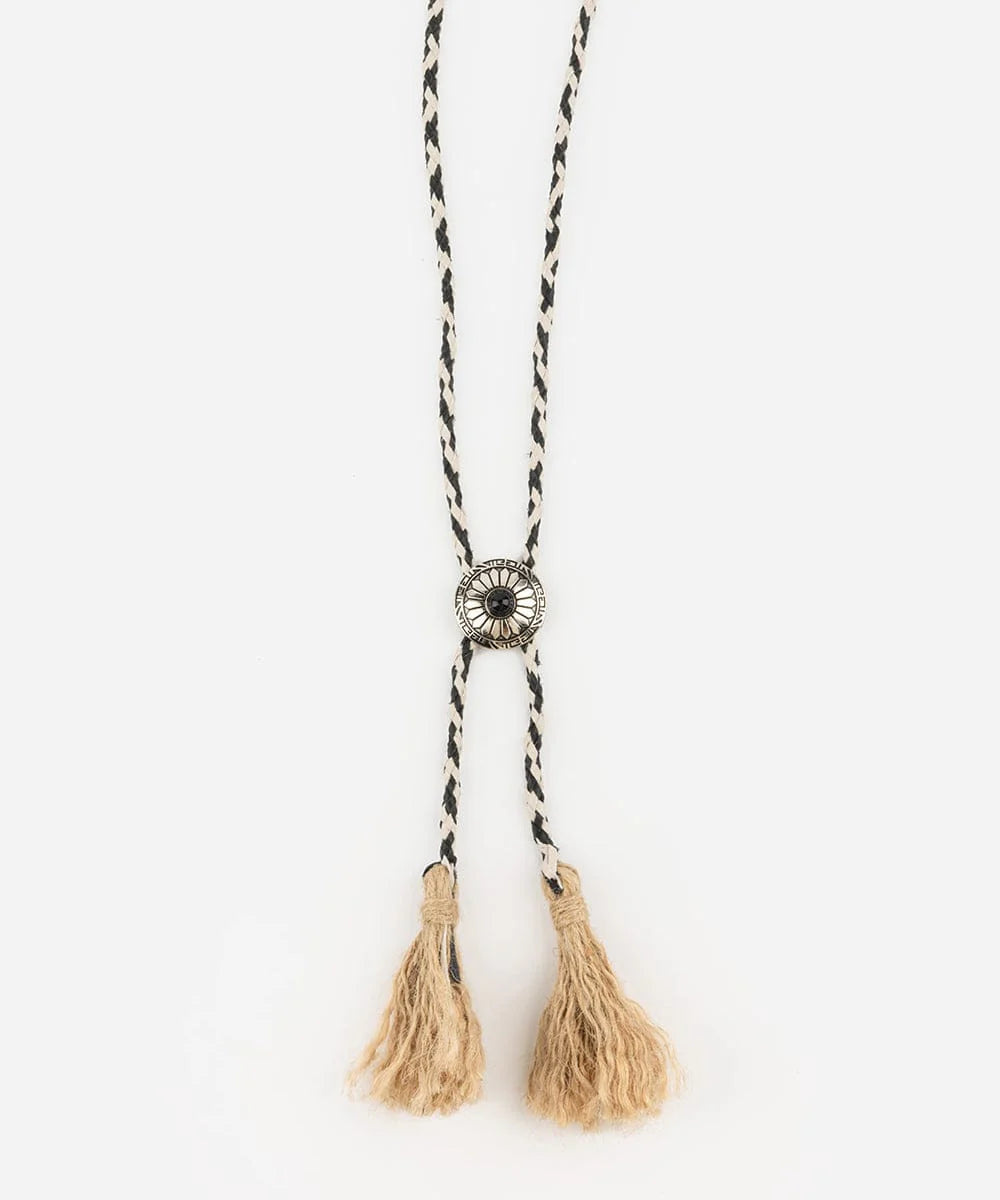 Gigi Pip Braided Bolo Tassel Hat Band