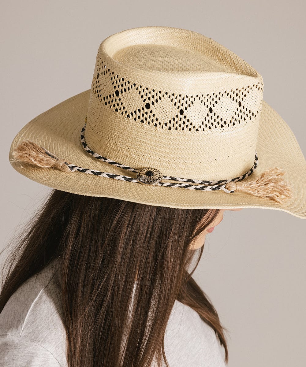Gigi Pip Braided Bolo Tassel Hat Band
