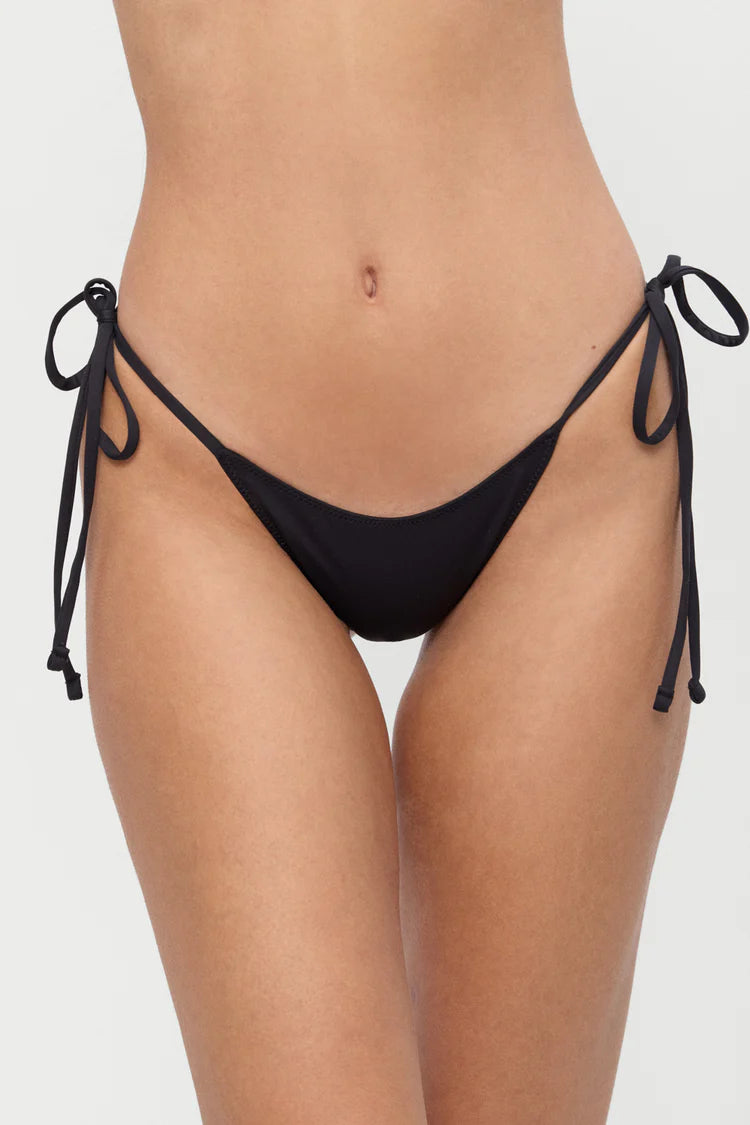 Frankies Bikinis Mackenzie Bottom - Black