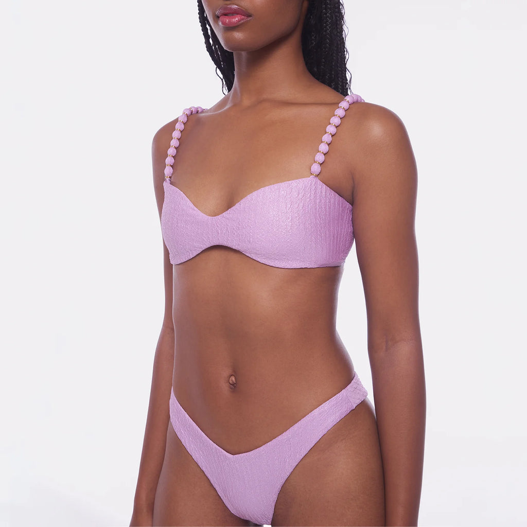 Peixoto ASHER BIKINI TOP - Lavender Pearl