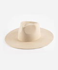 GIGI PIP Wesley Wide Brim Fedora Hat Cream