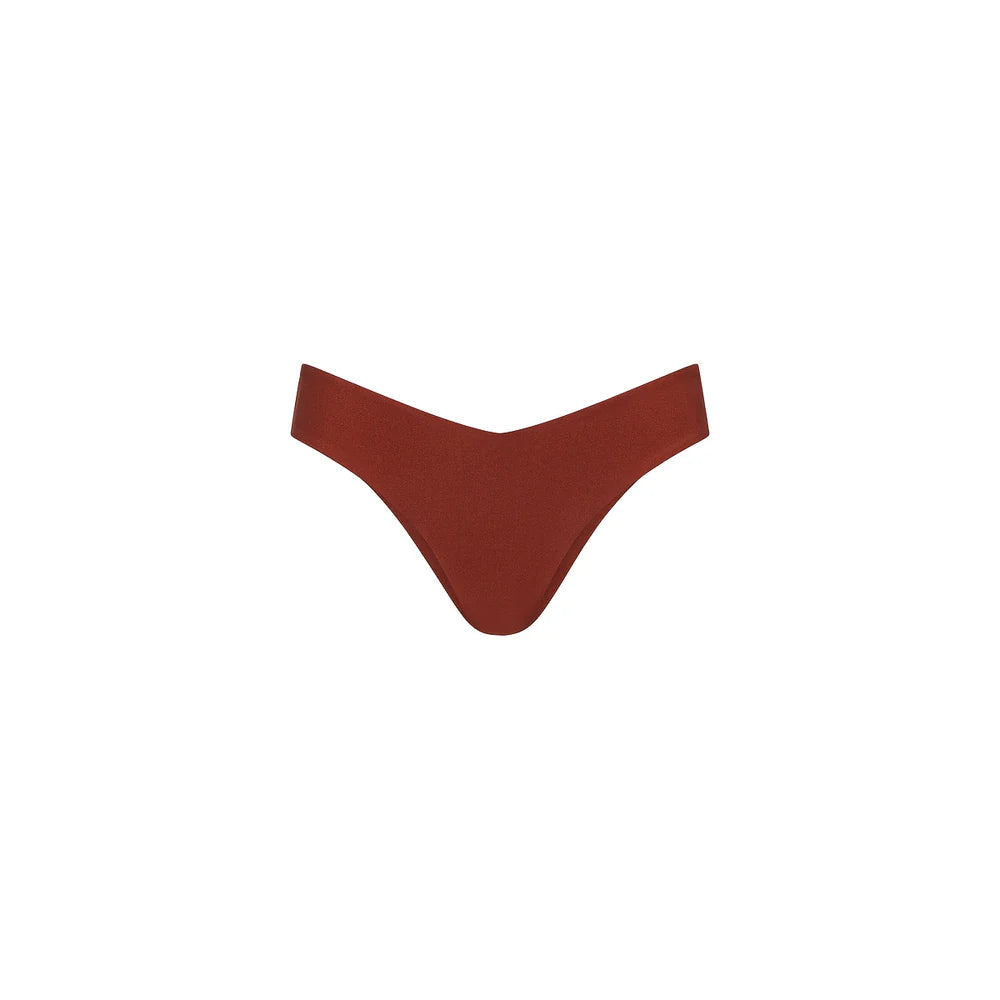 Kulani Kinis Cheeky V Bikini Bottom - Cinnamon Sugar