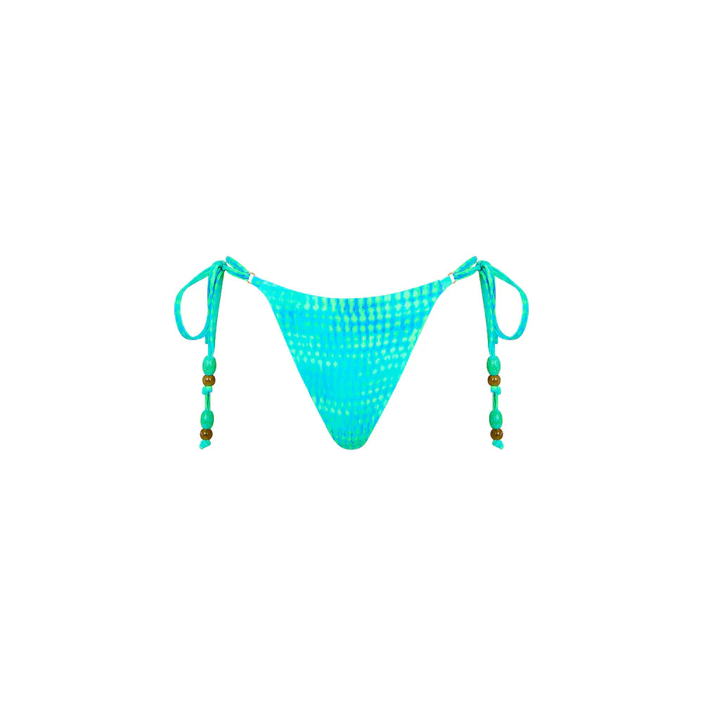 Kulani Kinis Thong Tie Side Bikini Bottom - Summer Seas