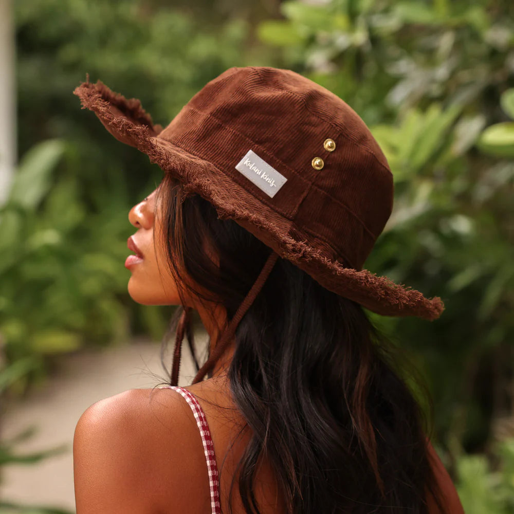 Kulani Kinis Corduroy Cowboy Bucket Hat - Coco
