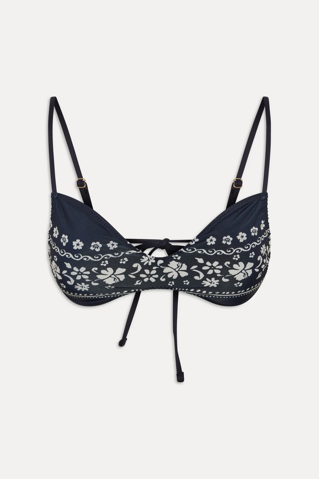 Frankies Bikinis Magnolia Top - Malibu Blue
