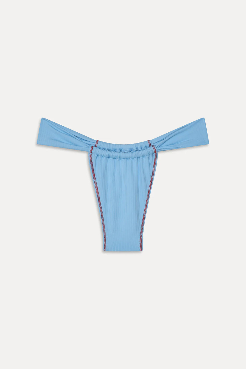 Frankies Bikinis Beckett Ribbed Bottom - Capri Sky