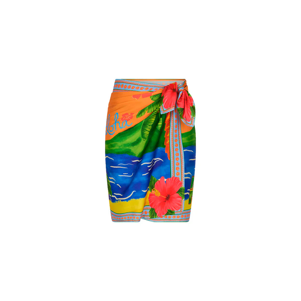 Kulani Kinis Essential Sarong - Coral Cabana