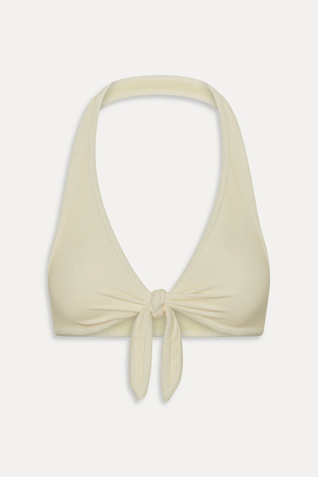 Frankies Bikinis Jayne Terry Top - Lemon