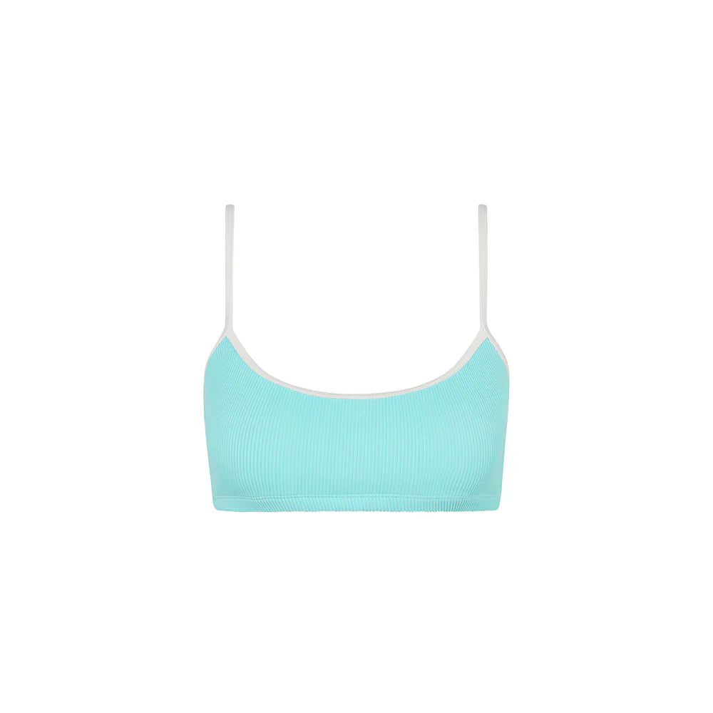 Kulani Kinis Swim Tank Bikini Top - Calypso Blue