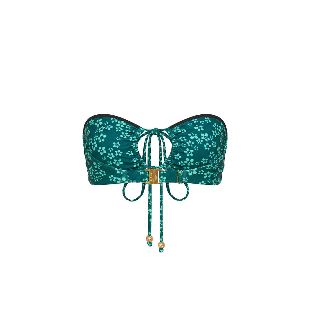 Kulani Kinis Stitch Splice Bandeau Bikini Top - Moonkiss