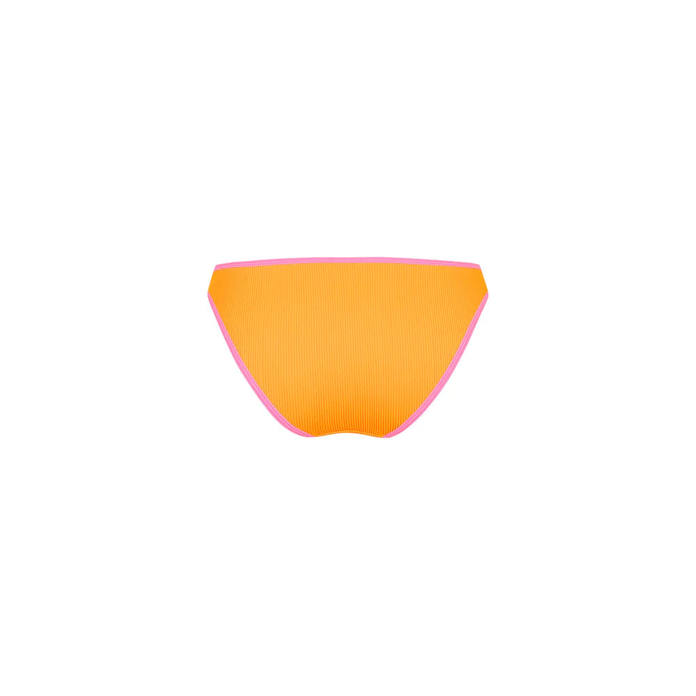 Kulani Kinis Modest Bind Full Coverage Bikini Bottom - Peach Pop