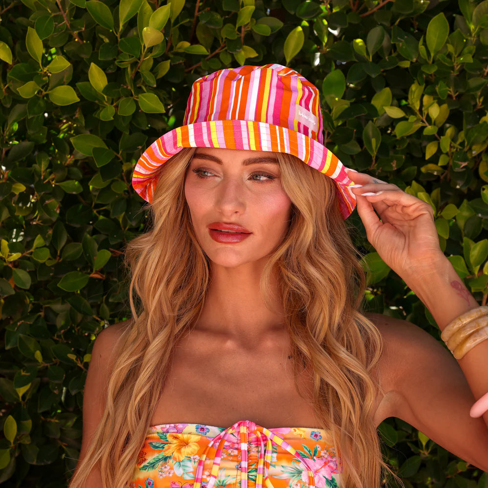 Kulani Kinis Bucket Hat - Sugar Stripe