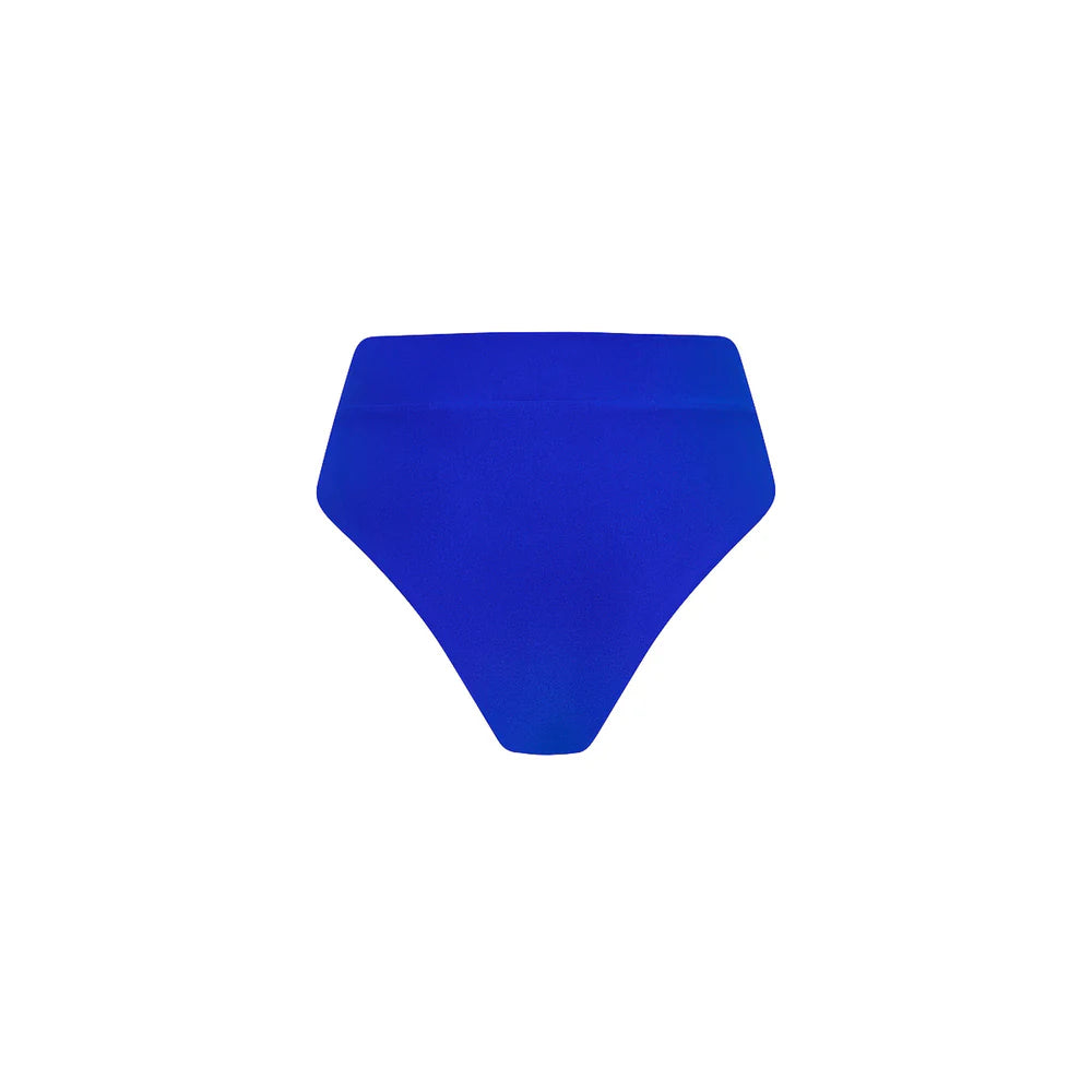 Kulani Kinis High Hip Cheeky Bikini Bottom - Blue Lagoon