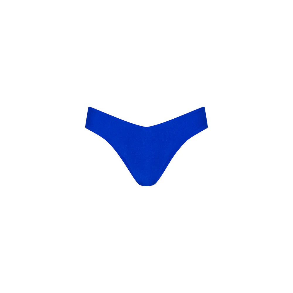 Cheeky V Bikini Bottom - Blue Lagoon